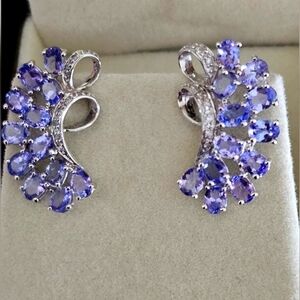 10K Tanzanite Earrings